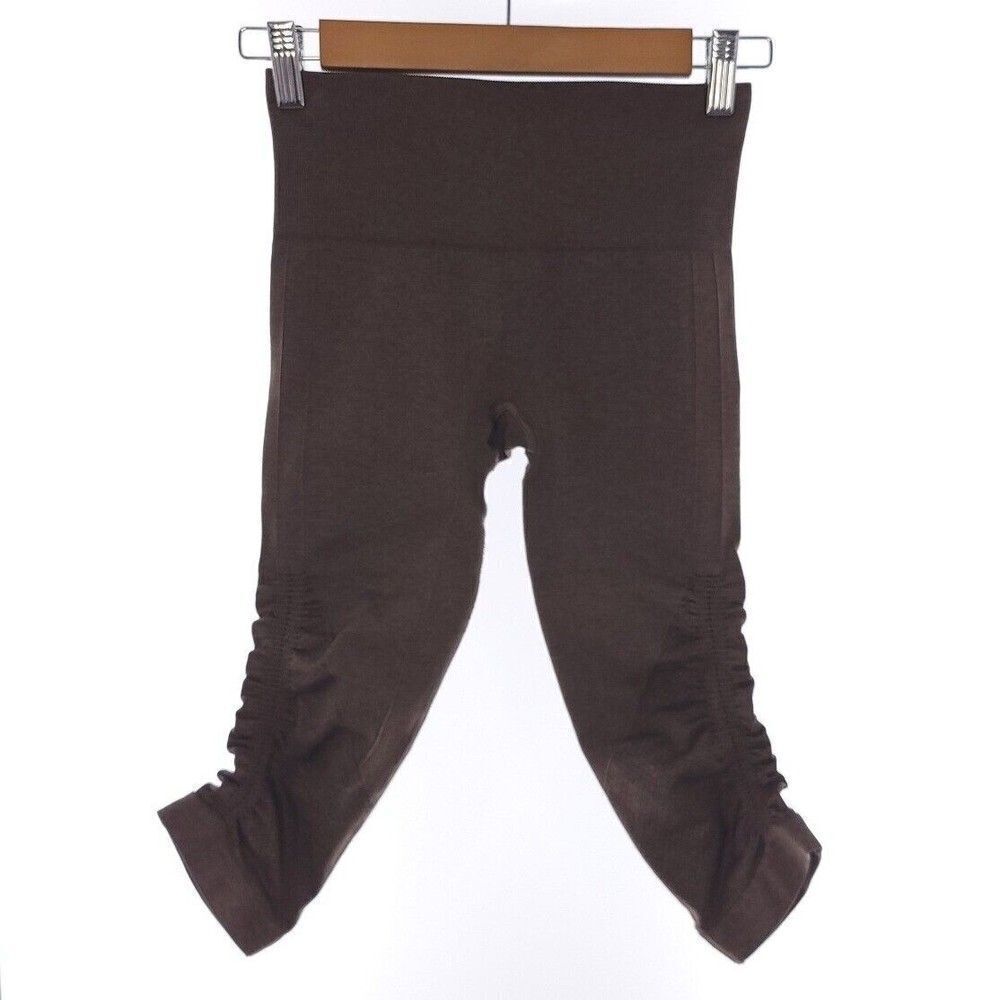 Lululemon Capri Solid Brown Athletic Active Leggi… - image 6